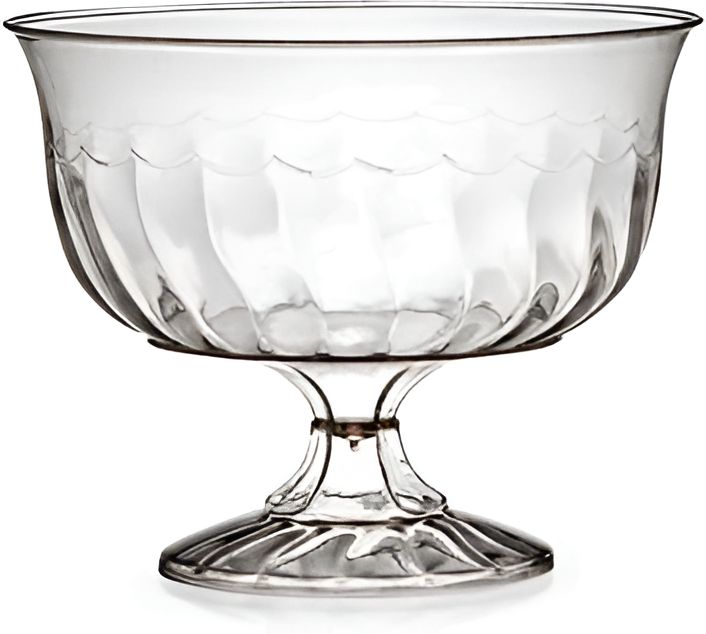 Fineline Settings - 8 Oz Clear Plastic Dessert Cup, 10/pk - 2088-CL