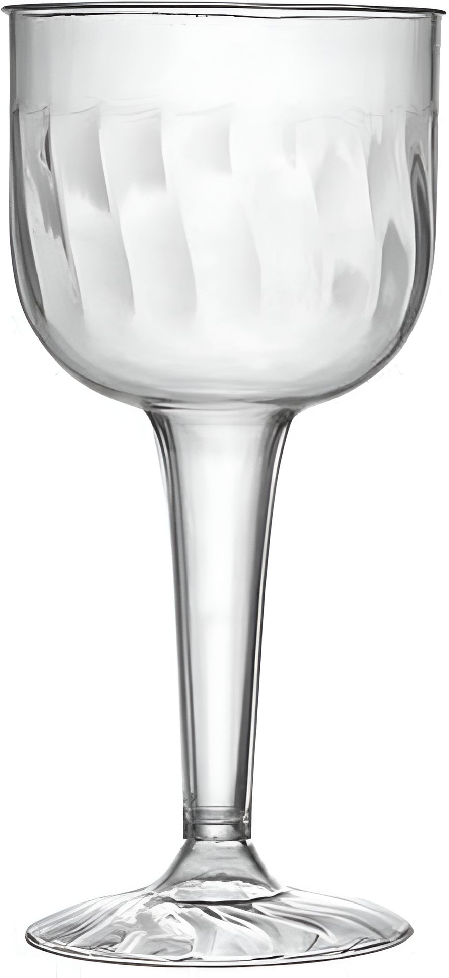 Fineline Settings - 8 Oz Clear Plastic Wine Glass, 8 x 12/cs - 2209