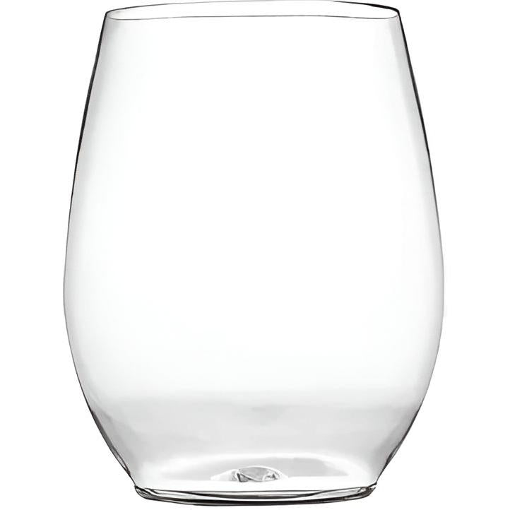 Fineline Settings - 12 Oz Clear Plastic Stemless Goblet, 48/cs - 2722CL