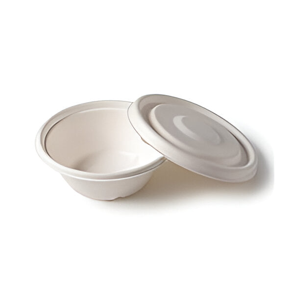 Fineline Settings - 32 Oz Round Bagasse Bowl 300/Case - FNL42RB32