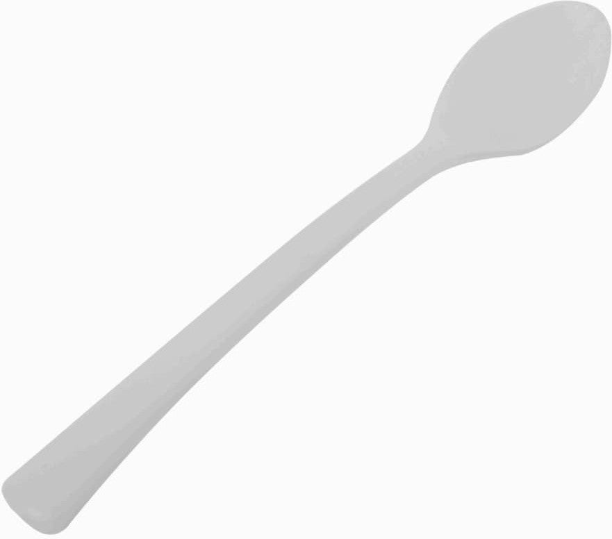 Fineline Settings - 4" White Plastic Tiny Tines Spoons, 960/cs - 6501-WH