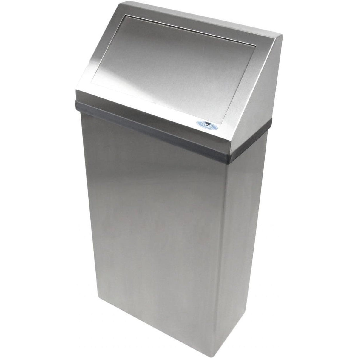 Frost Products - 13 Gallon Wall-Mounted Stainless Steel Waste Receptacle - 303NL