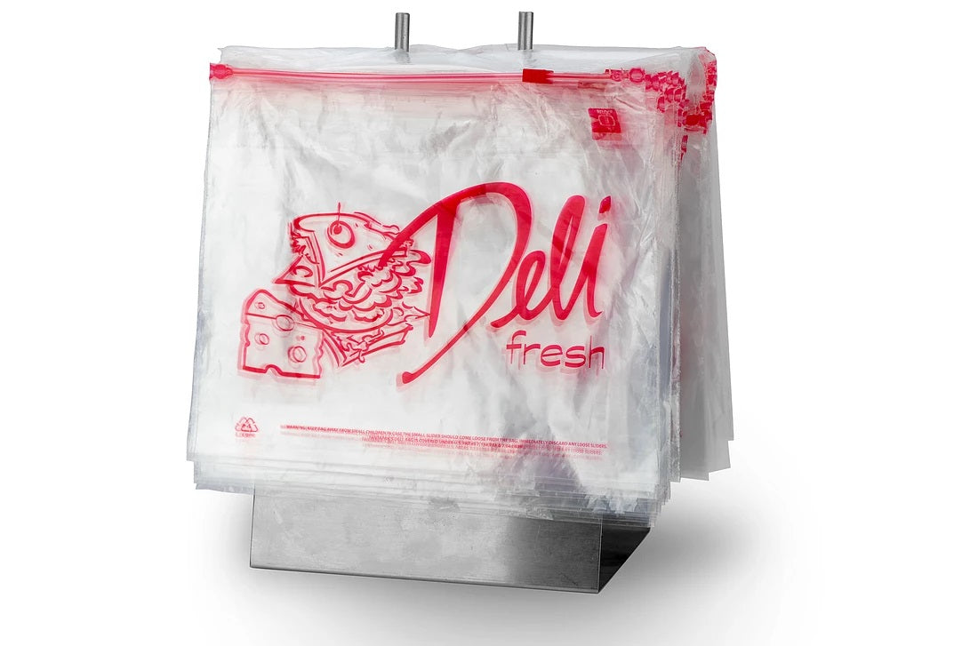 Fantapak International - 11" x 8" Printed Slider Deli Bag House of Meats, 500/cs - SZTLHOUSE118-HP