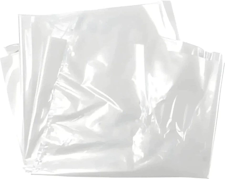Olympic Plastics - 35" x 50" Clear Ex-Strong Industrial Grade Garbage Bag, 150Bg/Cs - GC3550X