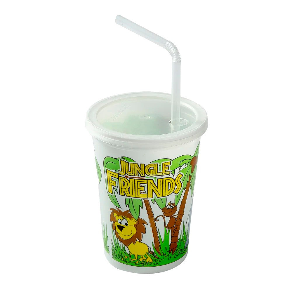 12 Oz Kids Cups Combo, Jungle Print, 250/Cs - KCT250JF