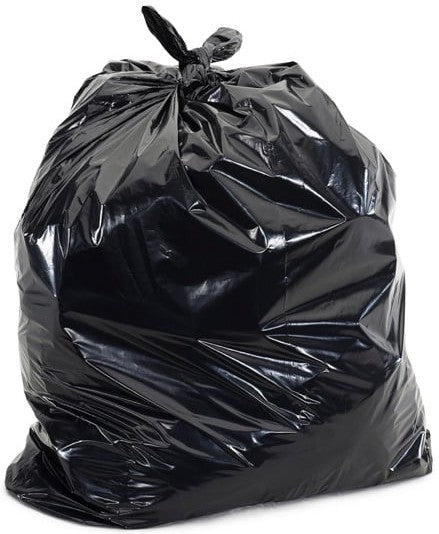 RiteSource - 26" x 36" Regular Black Garbage Bags, 250/cs - 2636RB