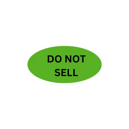 Precision Label & Tag - 1.5" Green Oval DO NOT SELL Label, 1000/Roll - 1890