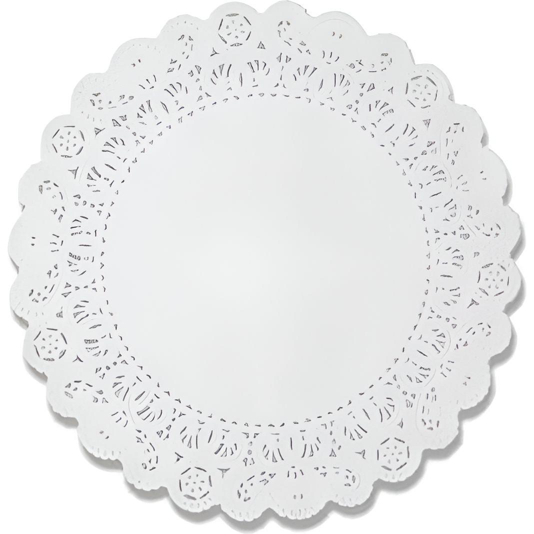 Lapaco Paper Products - 18" Normandy White Lace Paper Doiles, 250/Pk - 102-018
