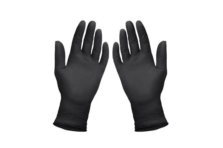 Latoplast - Medium Black 5 Mil Nitrile Gloves, 1000/Gloves - LTP00777702TP