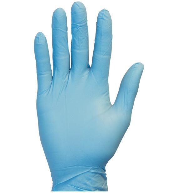 Ralston CanSafe - Medium Blue Powder Free Nitrile Gloves, 100/Bx, 10Bx/Cs - LYDUSNP100M