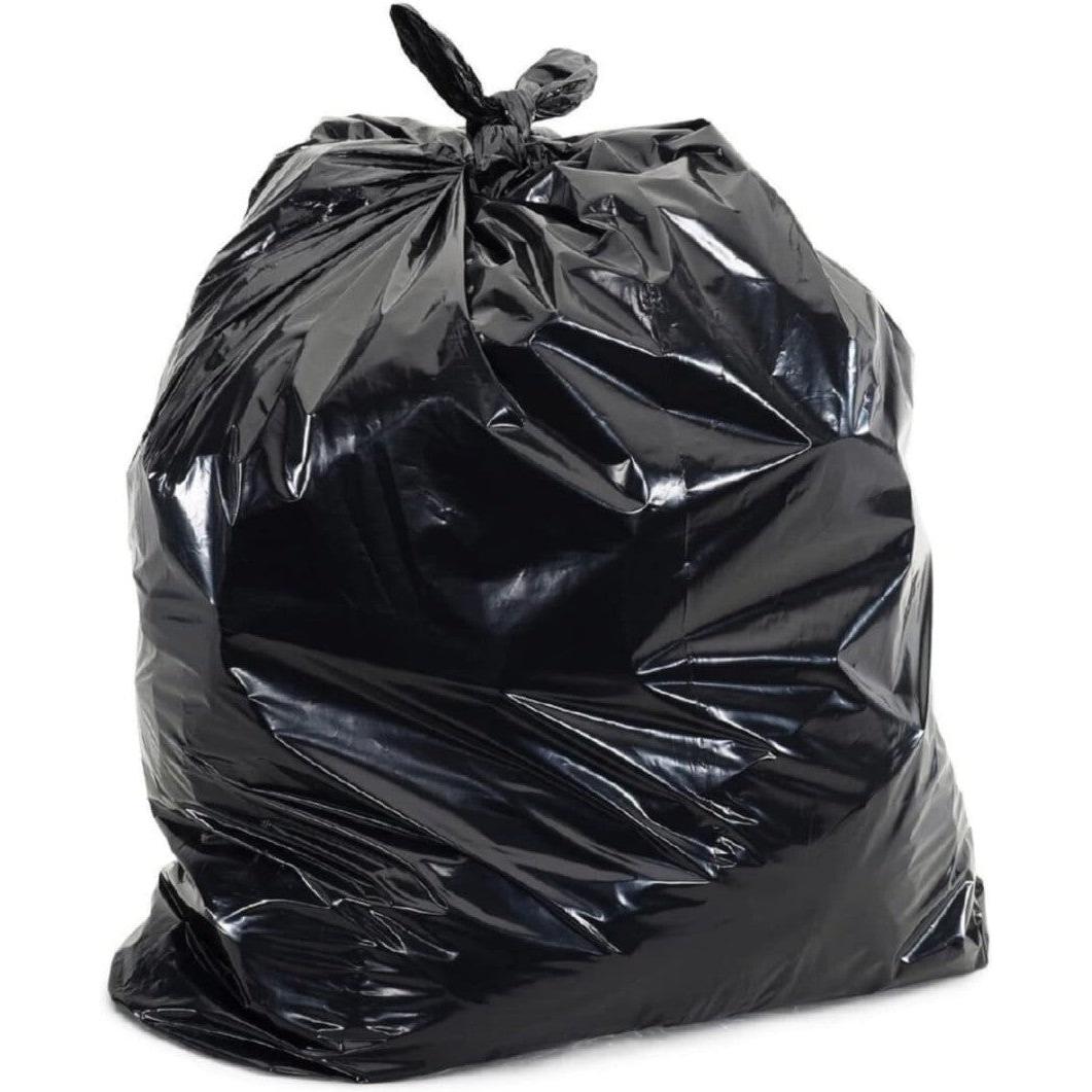 RiteSource - 24" x 22" Black Utility Garbage Bag, 500Bg/Cs - 2422U
