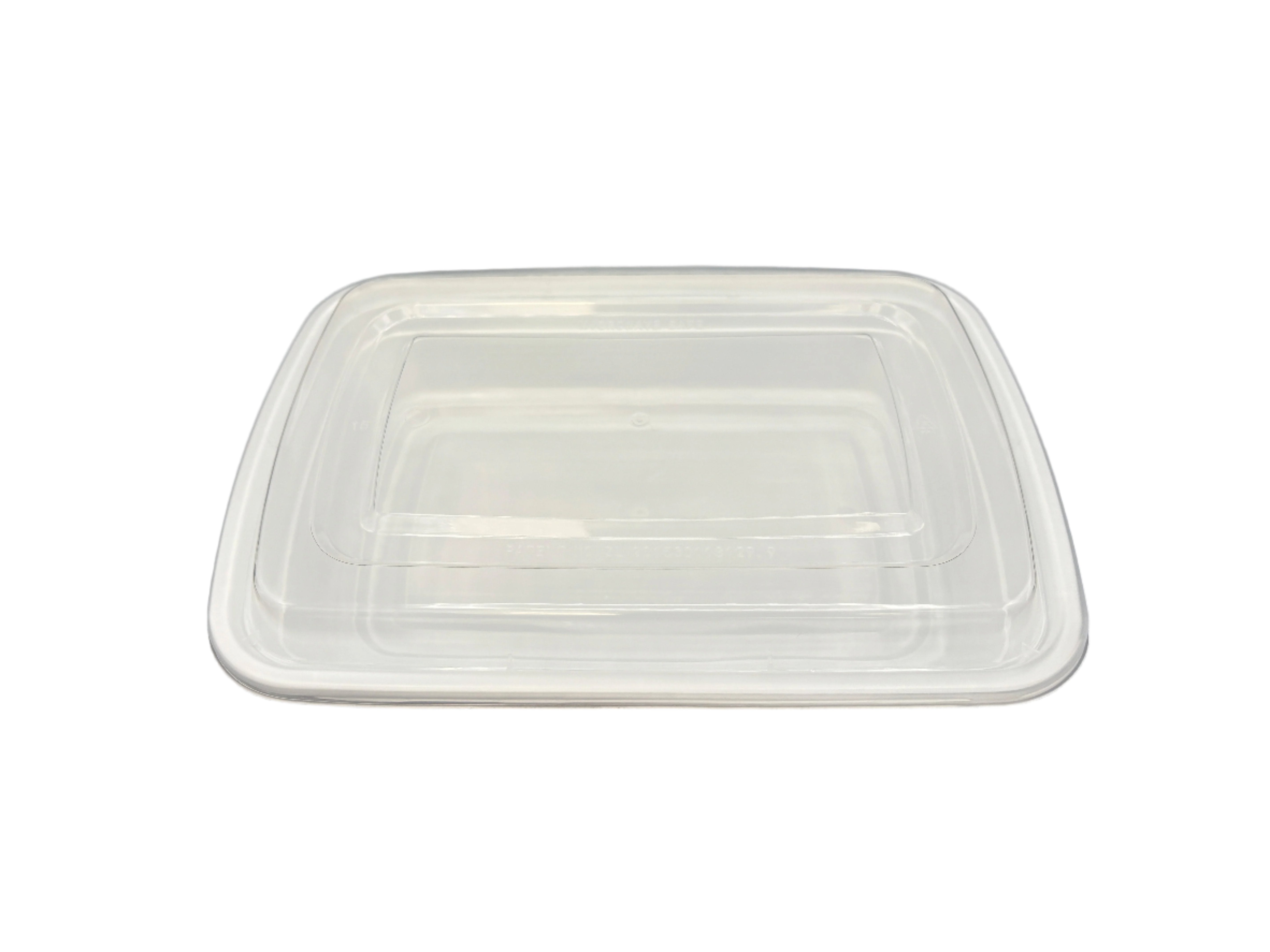 8" x 6" x 1.5", 25 Oz White Rectangular Container Combo, 150Pcs/Cs, 60Cs/Sk, 6Cs/Tier - PCM8625W