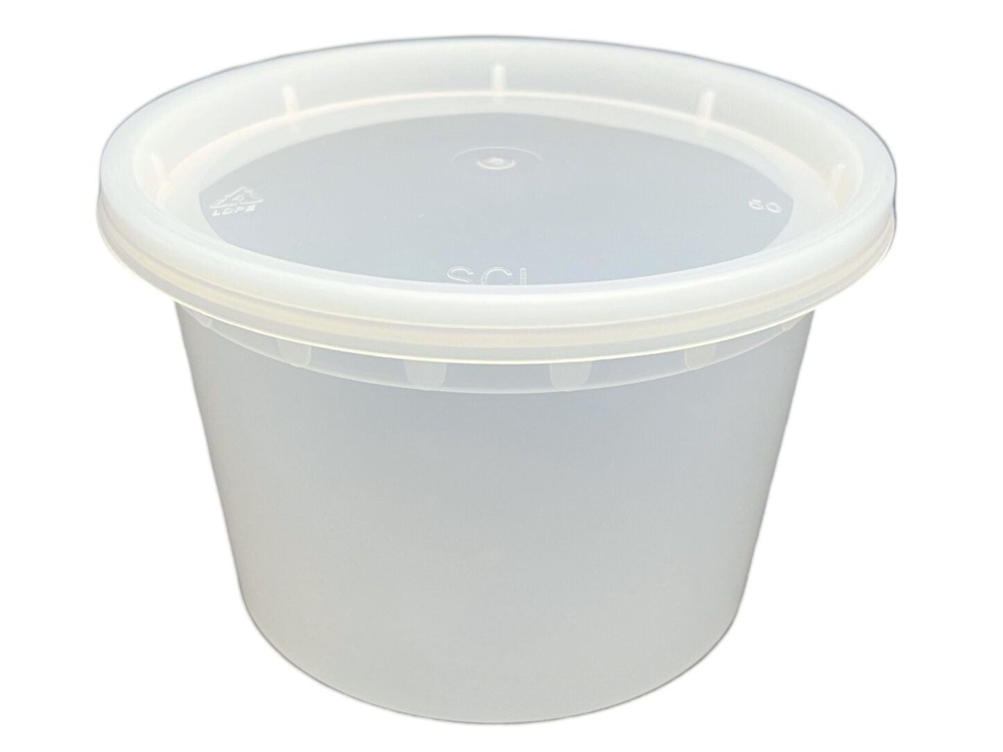 16 Oz Clear Injection Deli Container Combo, 240/Cs - S-16 DI16C