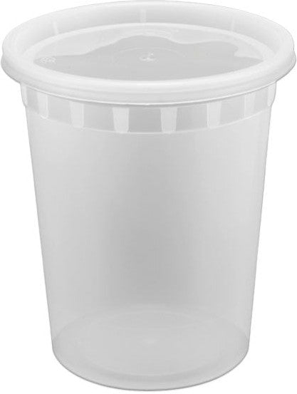 RitePak - 32 Oz Heavy Duty Deli Container Combo, 240/cs - DI32C