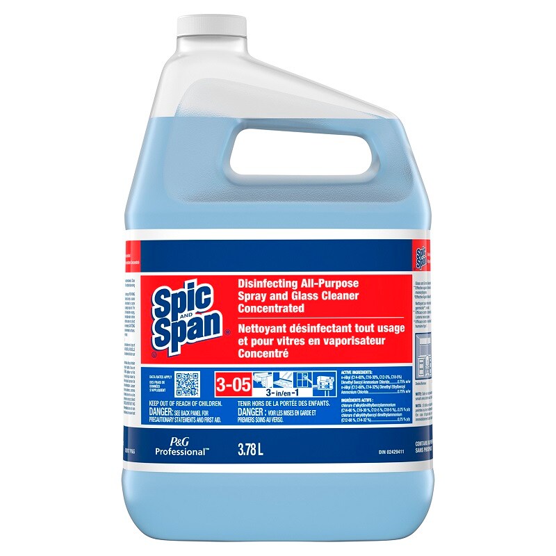 Spic and Span Disinfecting All-Purpose Spray & Glass Cleaner 3.78 L, 2/Cs - 08196