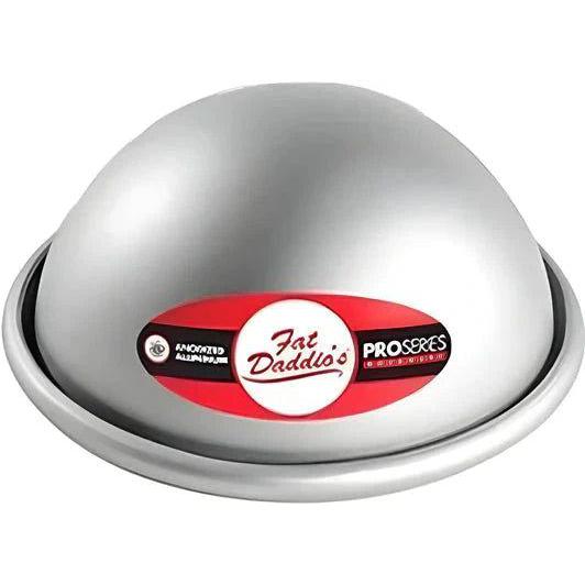 Fat Daddio's - 10" x 5" Aluminum Anodized Hemisphere Baking Pan - PHA-10