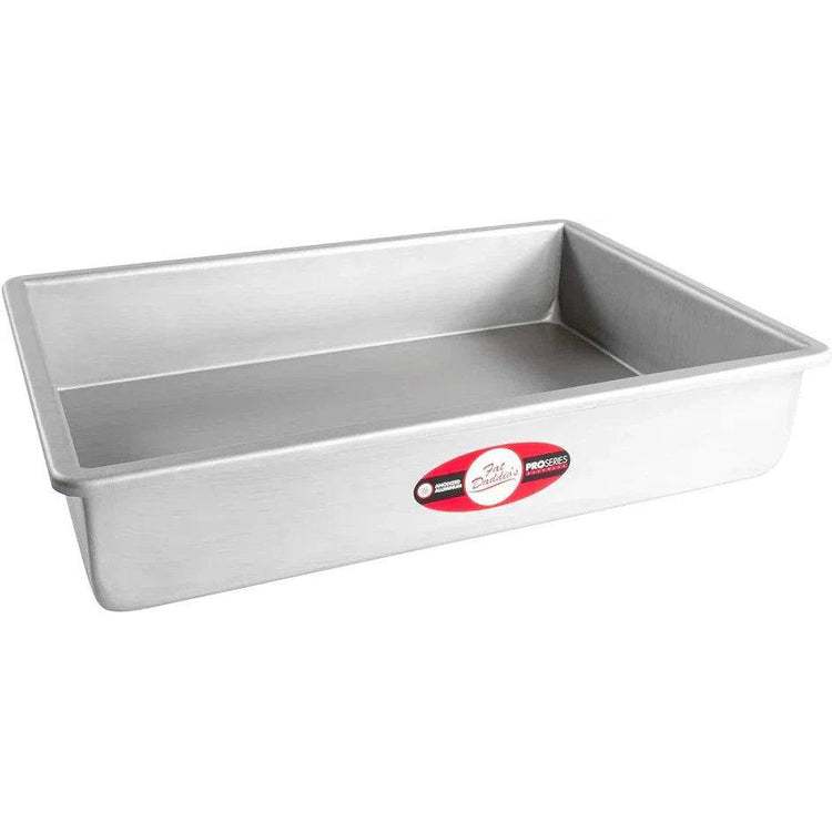 Fat Daddio's - 7" x 11" x 3" Aluminum Anodized Sheet Cake Pan - POB-7113