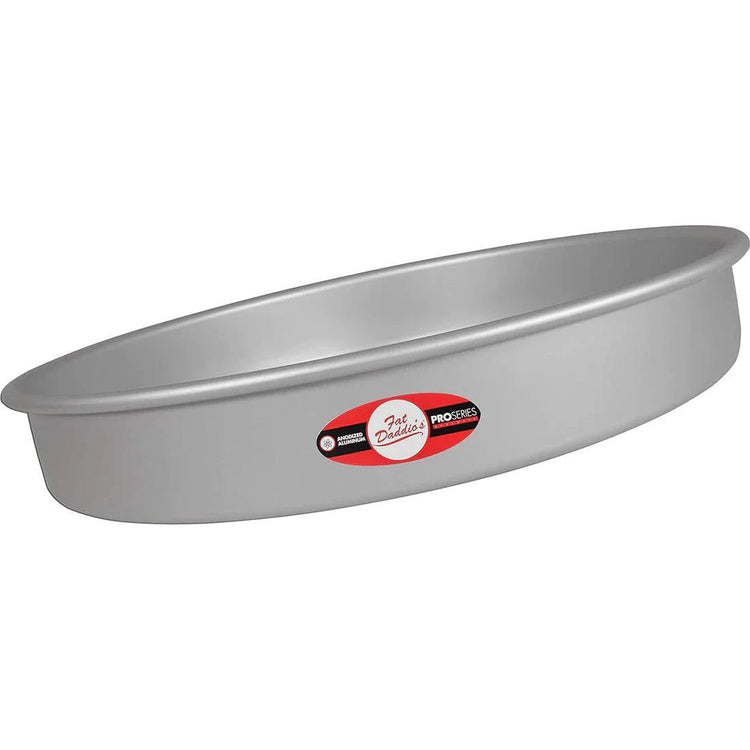 Fat Daddio's - 4" x 4" Aluminum Anodized Round Baking Pan - PRD-44