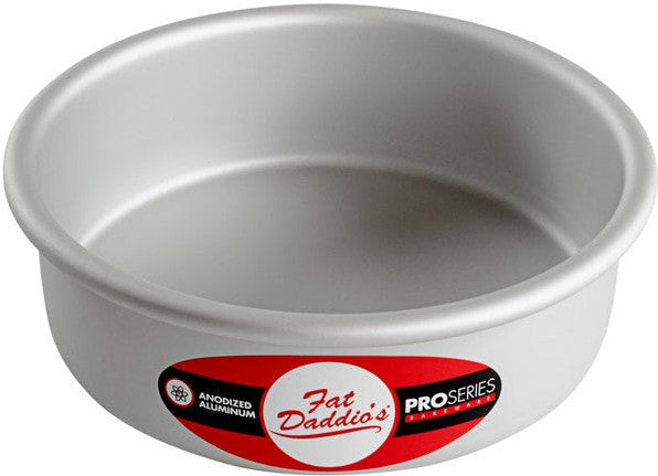 Fat Daddio's - 6" x 2" Aluminum Anodized Round Cake Pan - PRD-62