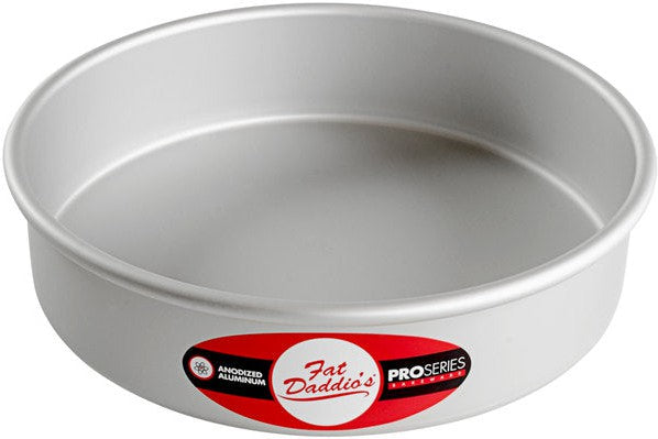 Fat Daddio's - 8" x 2" Aluminum Anodized Round Cake Pan - PRD-82