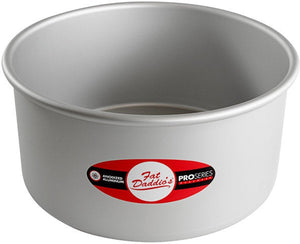 Fat Daddio's - 8" x 4" Aluminum Anodized Round Cake Pan - PRD-84