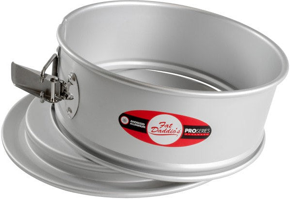 Fat Daddio's - 10" x 3" Aluminum Anodized Springform Cake Pans - PSF-103