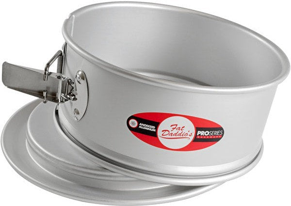 Fat Daddio's - 9" x 3" Anodized Aluminum Round Springform Cake Pan - PSF-93