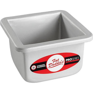 Fat Daddio's - 4" x 4" x 3" Anodized Aluminum Square Cake Pan - PSQ-443