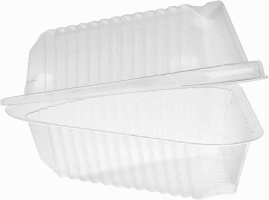 Pactiv Evergreen - Deep Plastic Pie Wedge Container Combo, 250/Cs - R7504