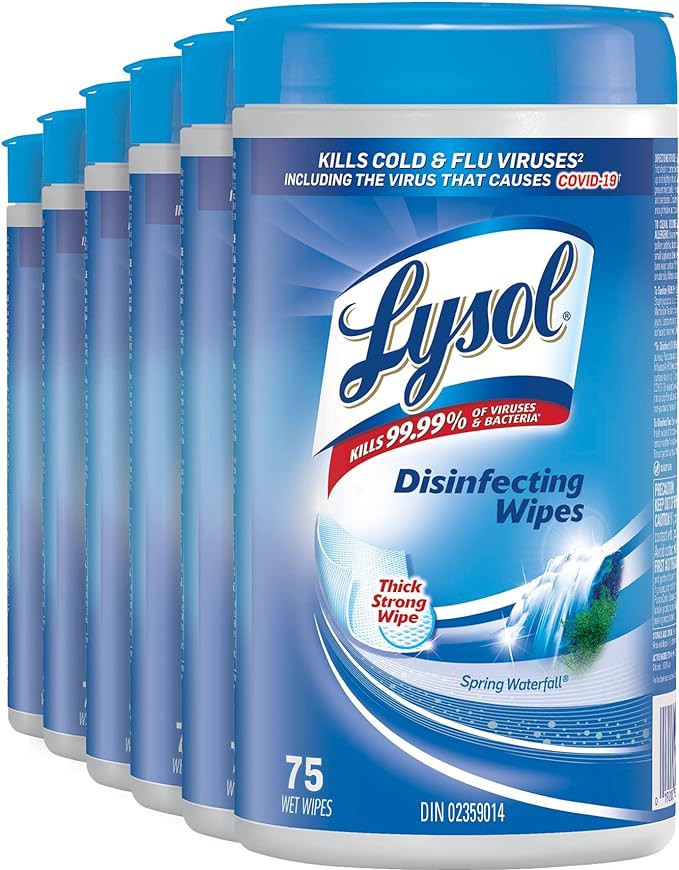 Lysol - Spring Waterfall Disinfect Wipes, 35 Pk/Cs - 58345553