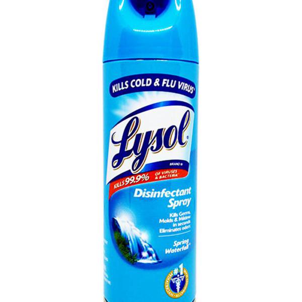 Lysol - 350 gm Spring WaterFall Disinfectant Spray, 12Btl/Cs - RC75571