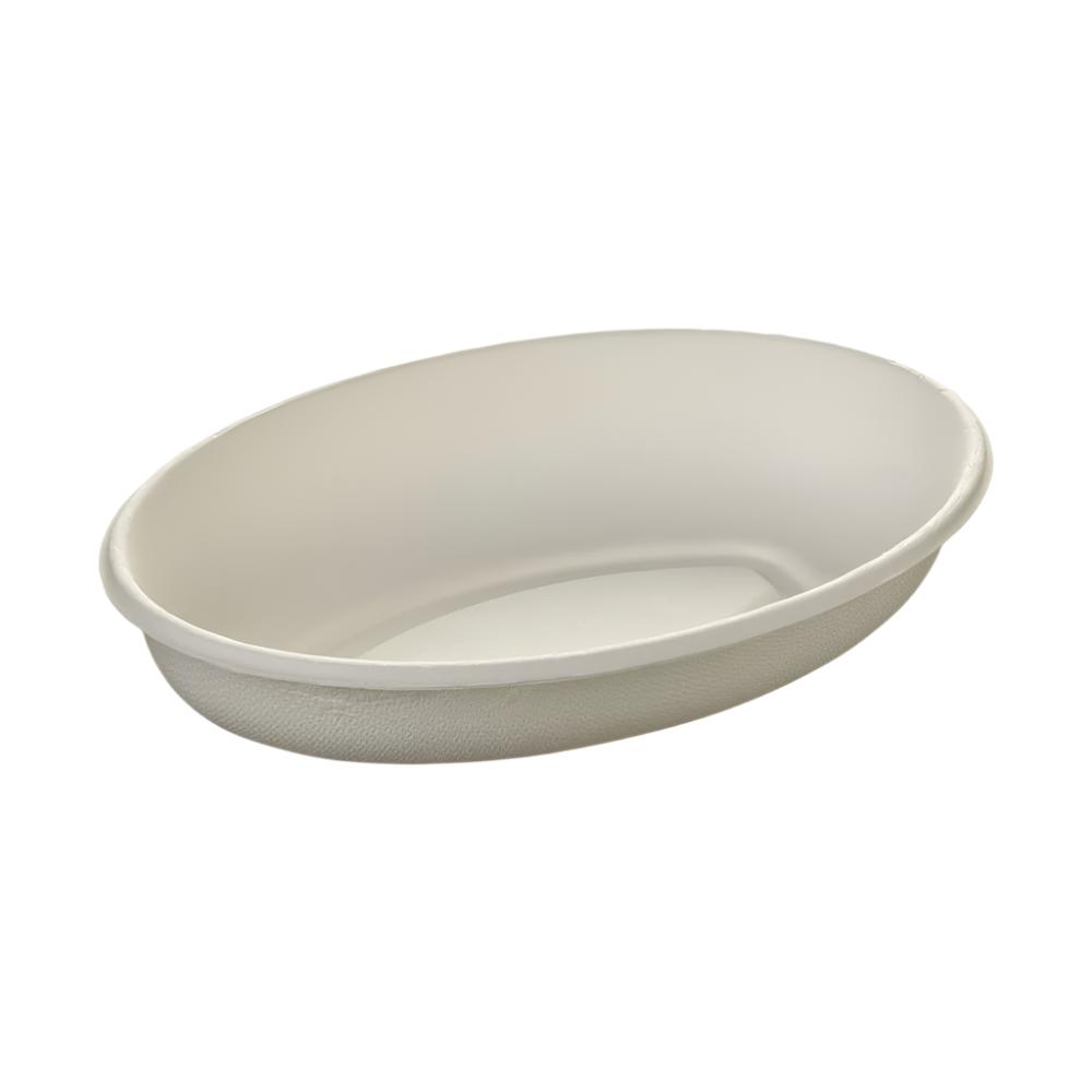 RiteEarth - 18 Oz Oval Sugarcane Bowl, 300/cs - REBC8318