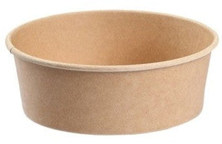 RiteEarth - 16 Oz Paper Food Container Kraft, 300/cs - FC2416K