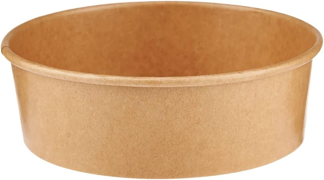 RiteEarth - 24 Oz Paper Food Container Kraft, 300/cs - FC2424K