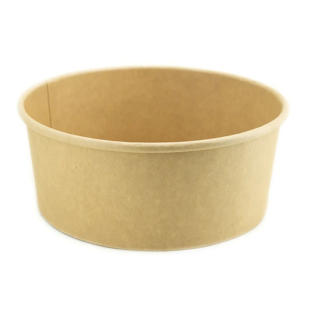 RiteEarth - 38 Oz Kraft Paper Food Bowl, 300/CS - REFC3238K