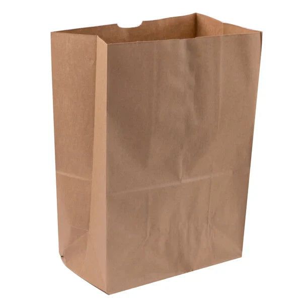 RiteEarth - 1/6 Kraft Plain Paper Barrel Bag, Pack of 500 - REPB650K