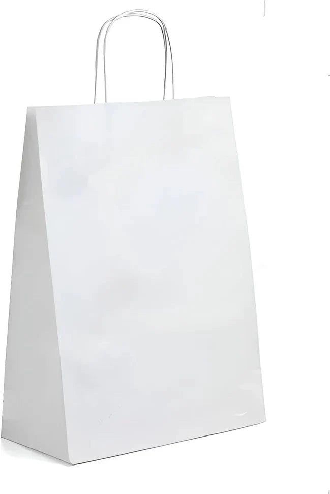 RiteEarth - 10" x 7" x 13" Bar Burrito Twist Handle Paper Bag, 250/cs - REPT10713BAR