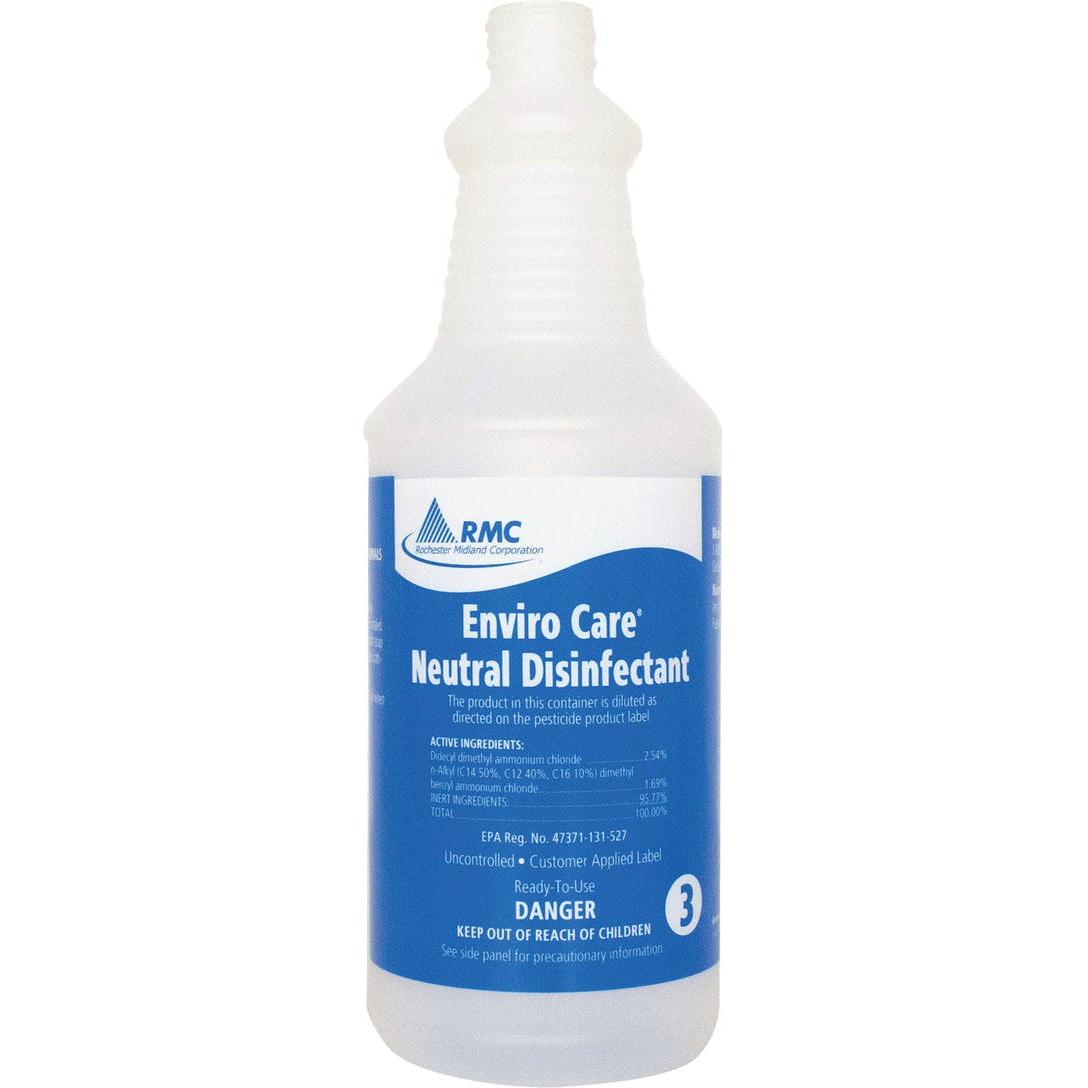 Rochester Midland - 32 Oz Enviro Care Neutral Disinfectant Spray Bottle, 48/Cs  - 35718373