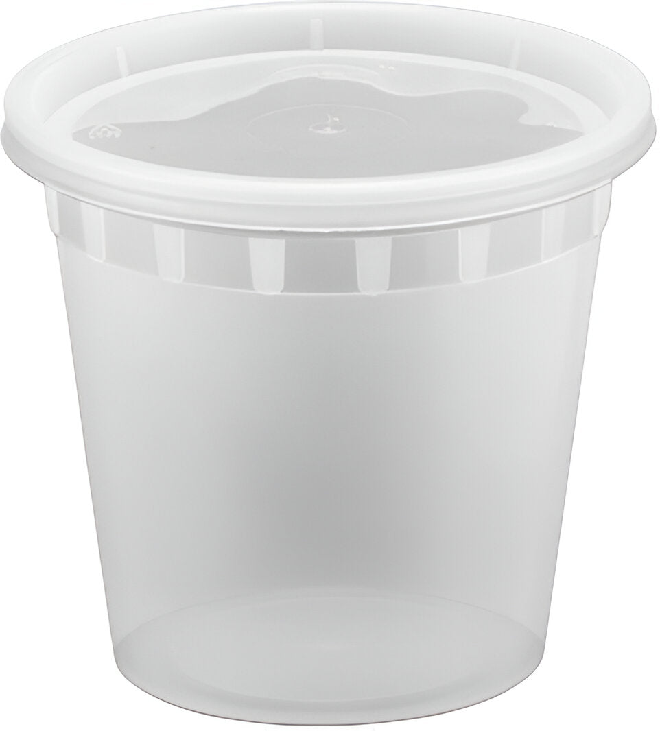 RitePak - 24 Oz Heavy Duty Deli Container Combo, 240/cs - DI24C