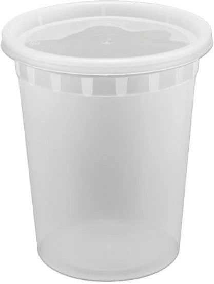 RitePak - 32 Oz Clear Injection Deli Container Combo, 240/cs - RPDI32C