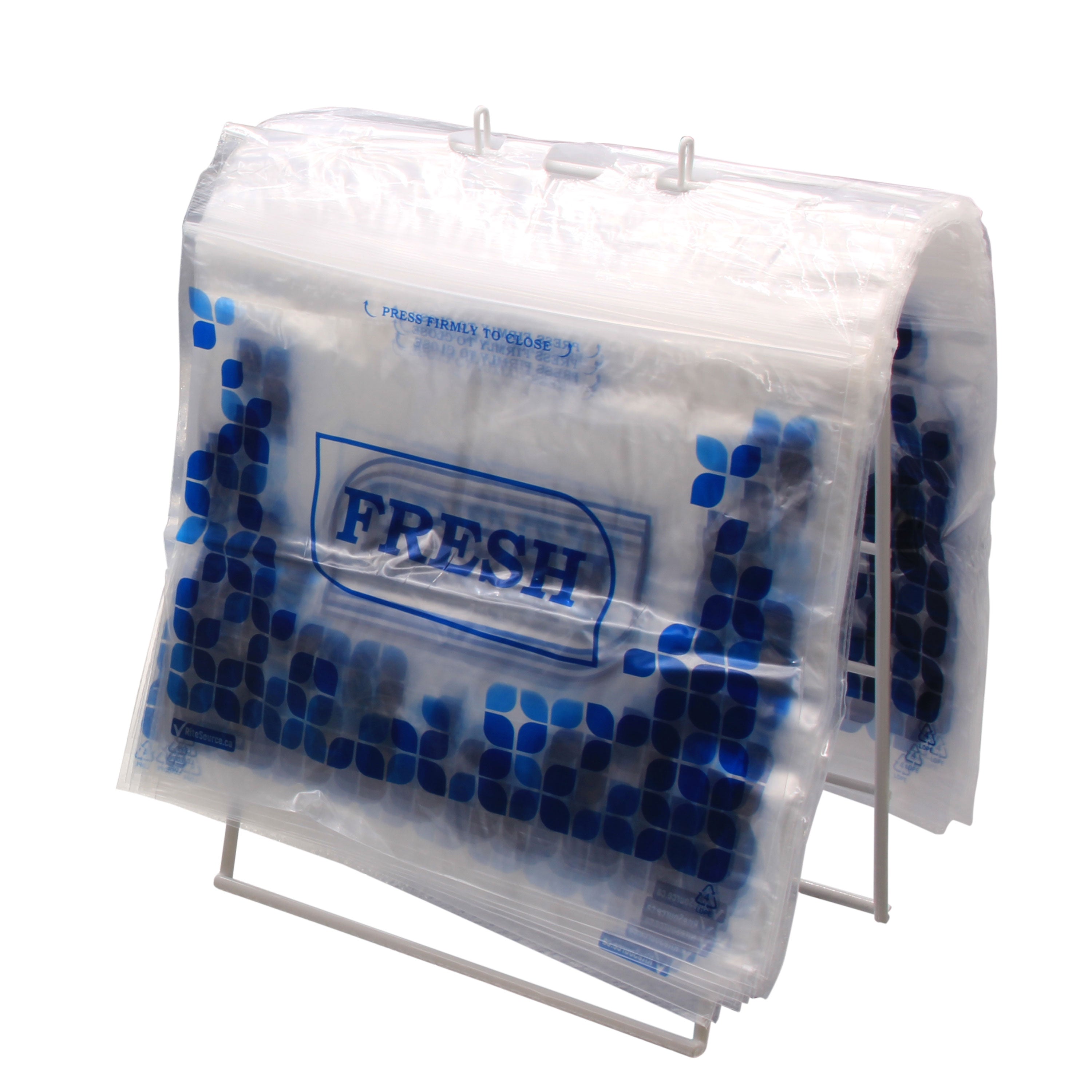 RiteSource - 10" x 8" Low Density Stock Print Reclosable Deli Bag, 1000/cs - DR100812