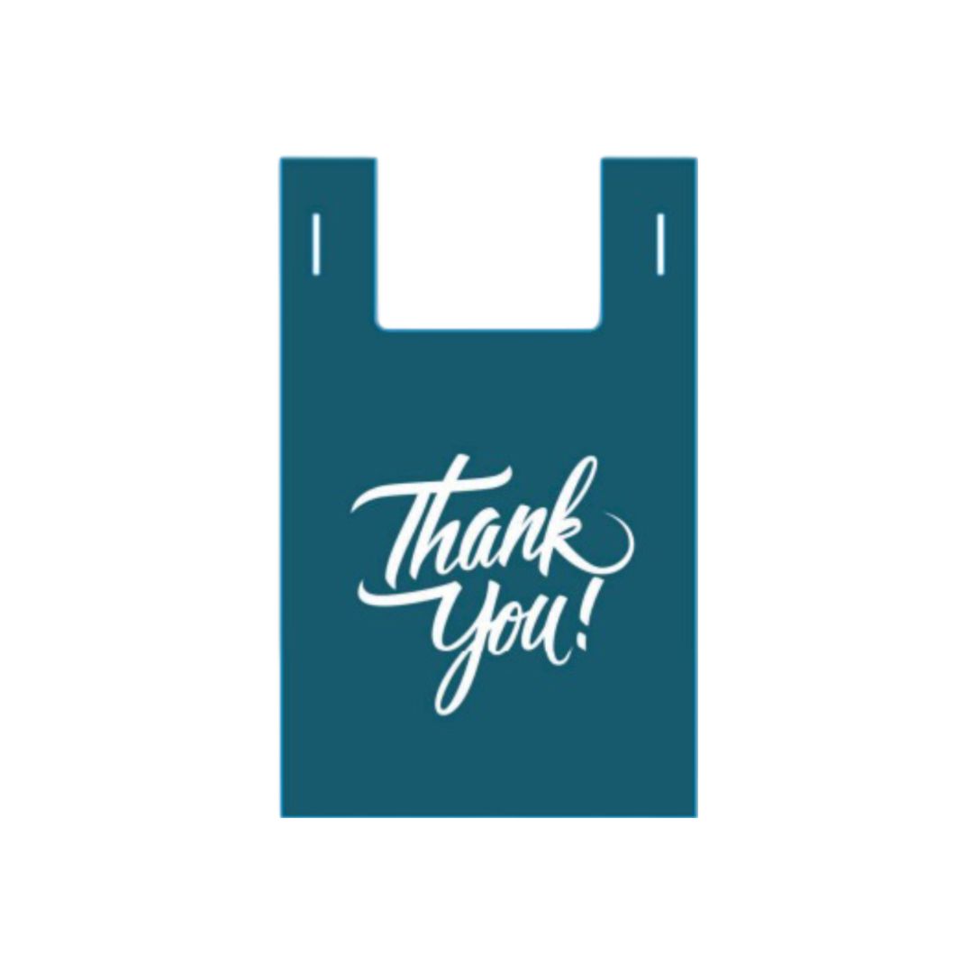 S5 PP Reusable T-Shirt Prt Thank You Bag