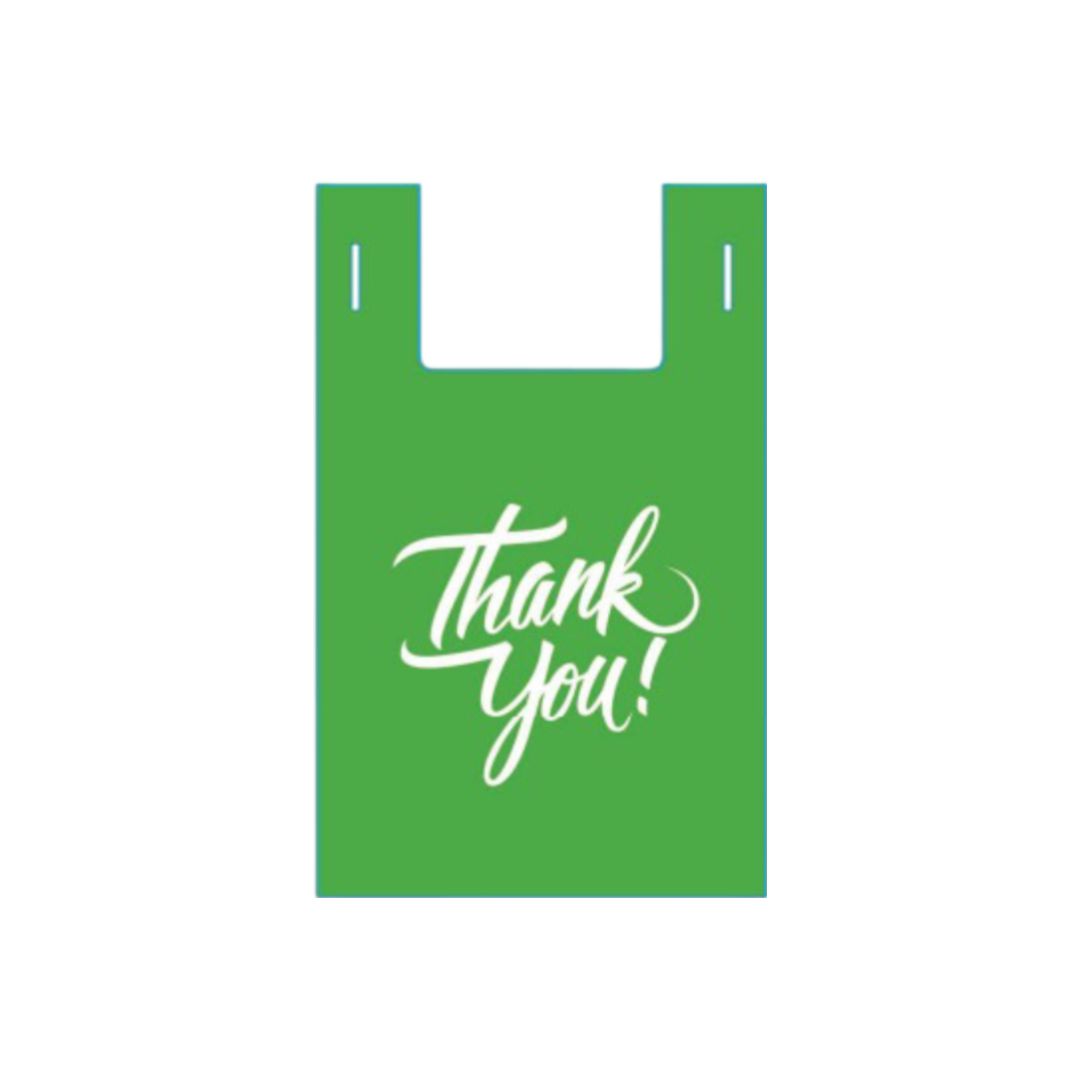 S5 PP Reusable T-Shirt Prt Thank You Bag