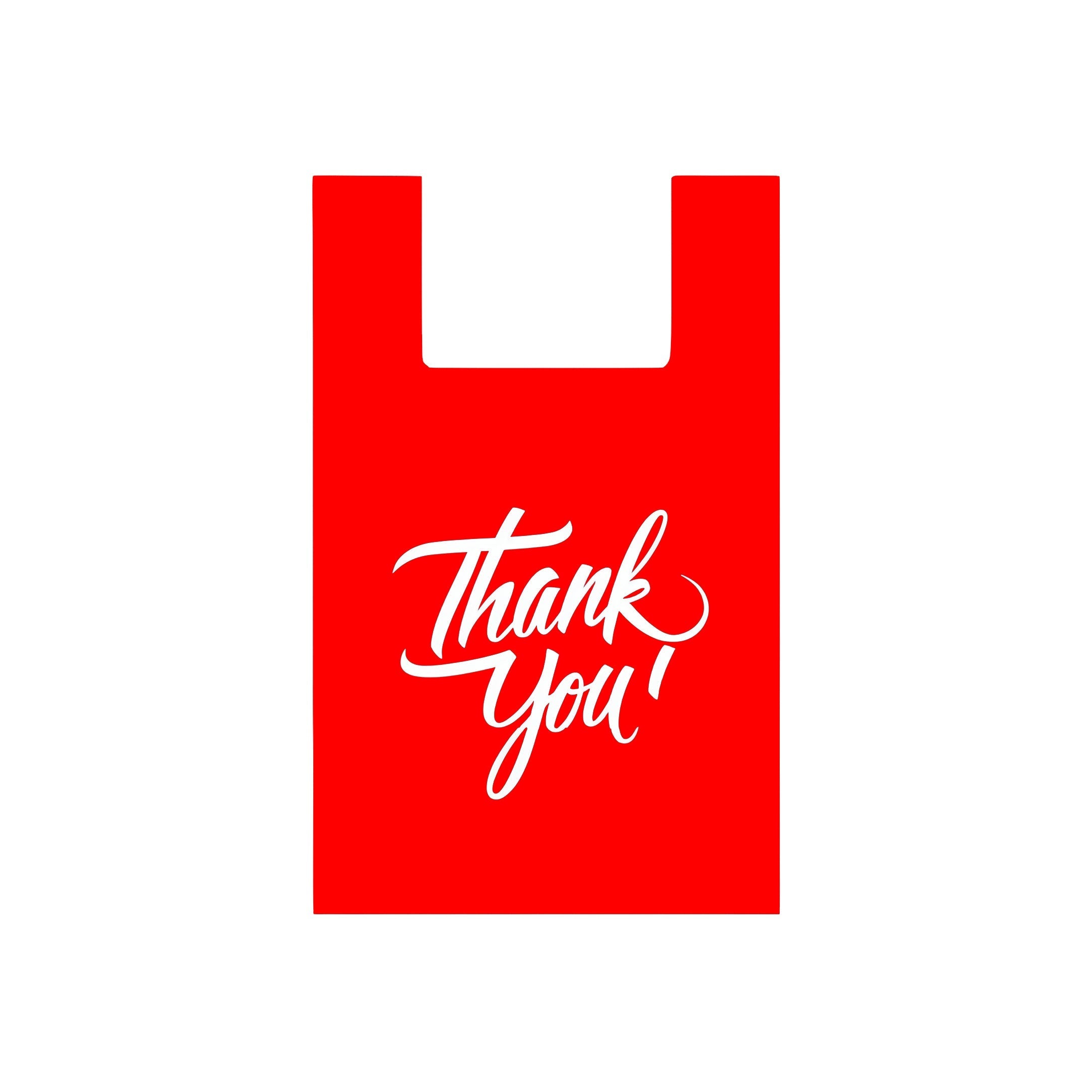 S5 PP Reusable T-Shirt Prt Thank You Bag