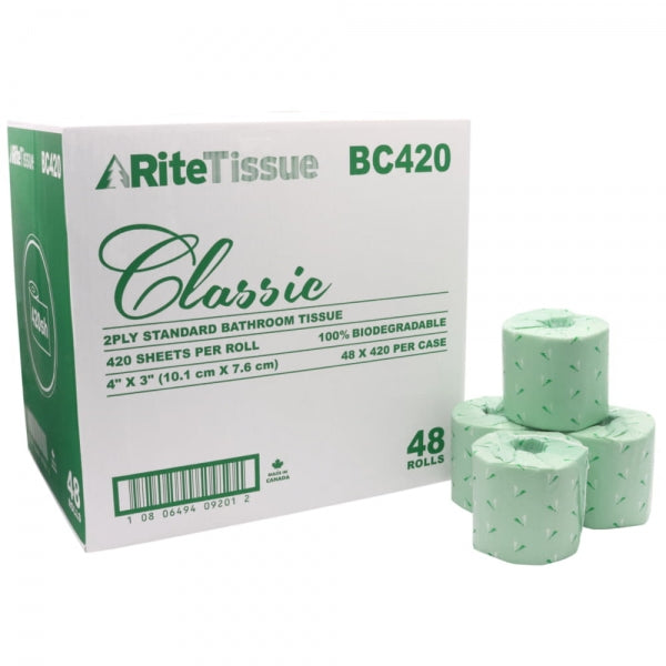 BC420 Classic 2ply Toilet Tissue 420sh