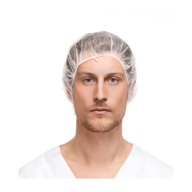 RiteTouch - 21" White Non Woven Bouffant Caps, 100/Bg, 10 Bg/Cs - BCP2110