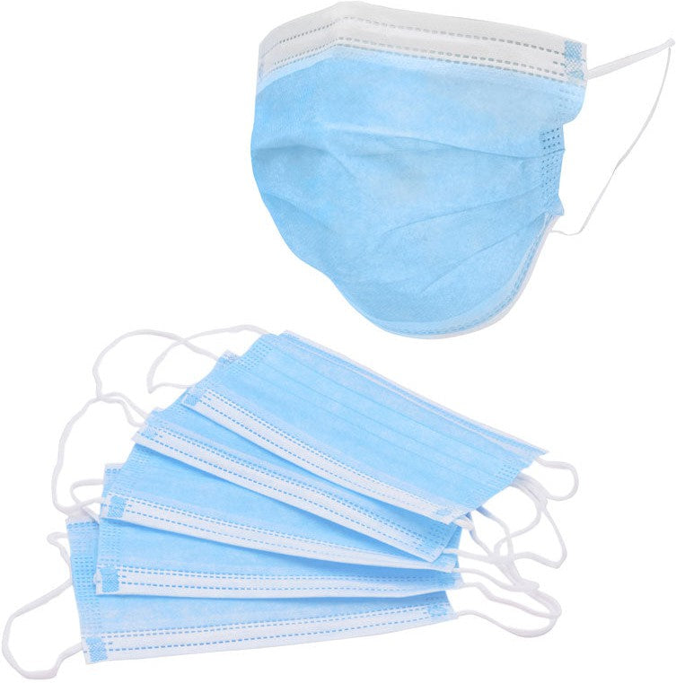 RiteTouch - 3-ply Blue Ear Loop Face Mask, 50/bx - 350