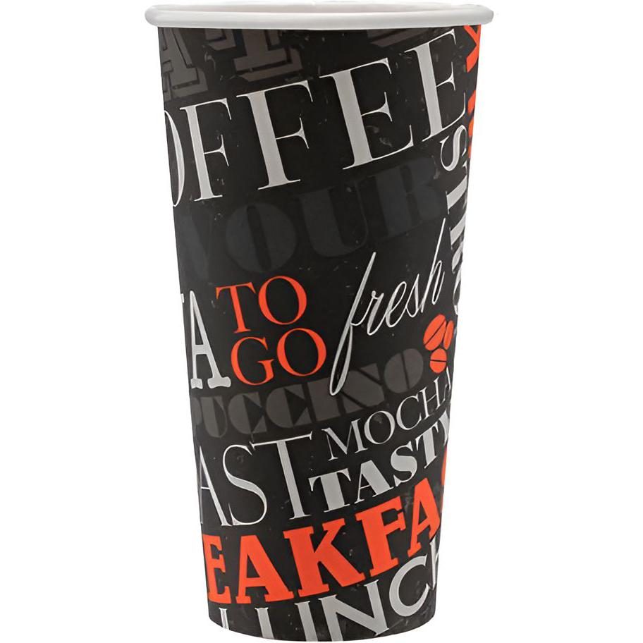 RiteWare - 20 Oz Litho Design Paper Hot Cups, 1000/cs - HC20LT