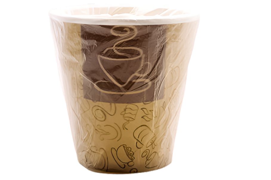 RiteWare - 10 Oz Cafe Design Wrapped Paper Cup, 500/Case - HCW10CF