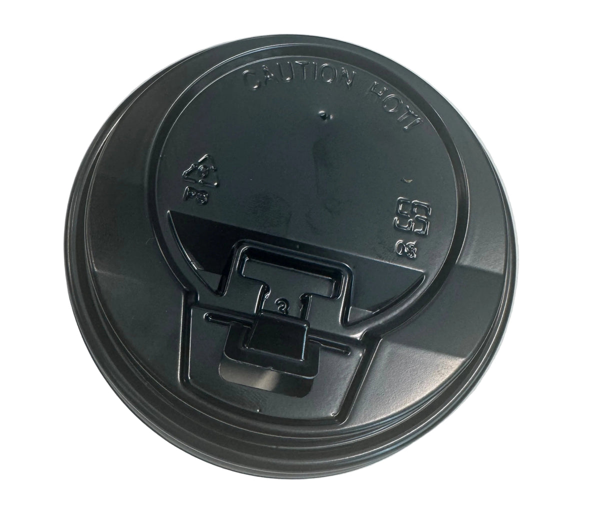 RiteWare - Black Dome Sipper PP Lid For 10-20 Oz Paper Hot Cups, 1000/Cs - HDL10B